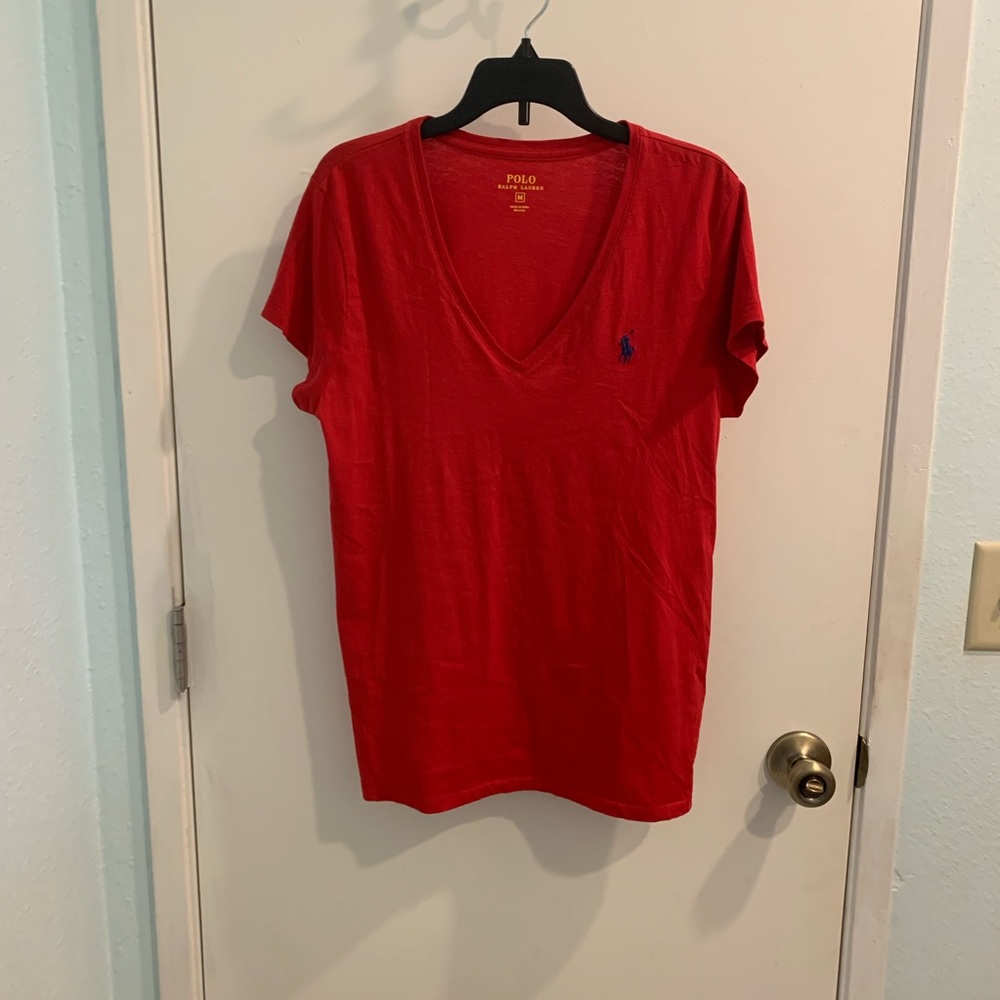 Polo Ralph Lauren Red V-Neck